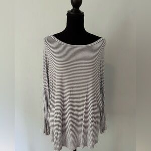 Striped Blue Women's Top